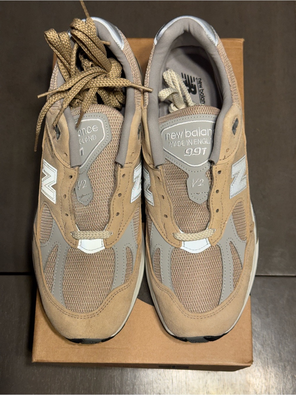 New Balance 991v2 Made In England “Cuban Sand” Size 10.5